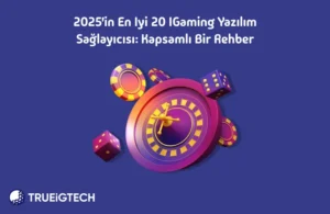 2025 in en iyi 20 iGaming yazılım sağlayıcısı kapsamlı bir rehber - Trueigtech