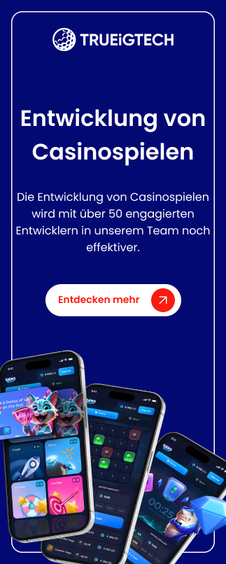 Seitenleistenbanner zur Entwicklung von Casinospielen