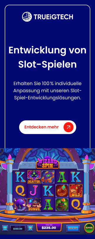 Seitenleistenbanner zur Entwicklung von Spielautomaten