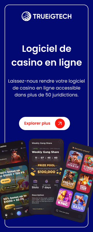 Barre latérale du logiciel de casino en ligne