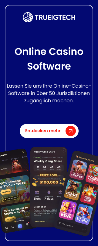 Seitenleiste für Online-Casino-Software