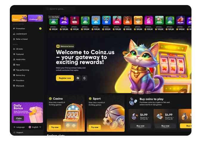 Sweepstakes Casino Website Development-Trueigtech