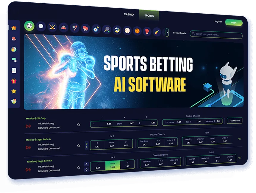 How a sports betting software looks-Trueigtech