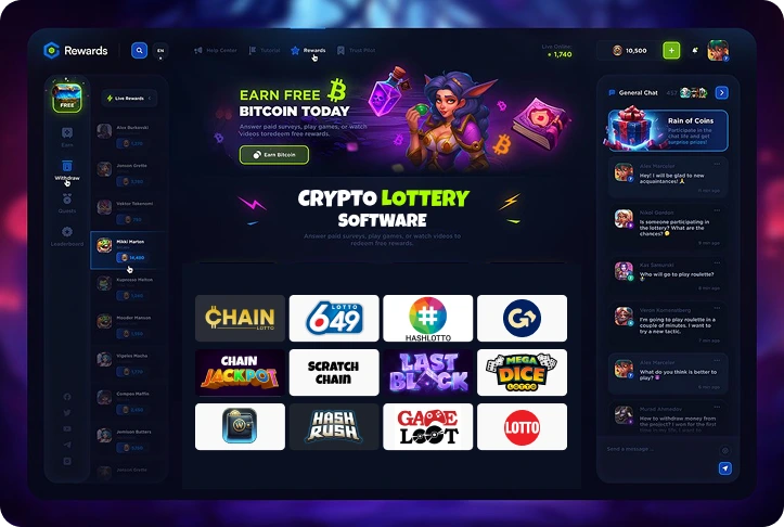Crypto Lottery Software