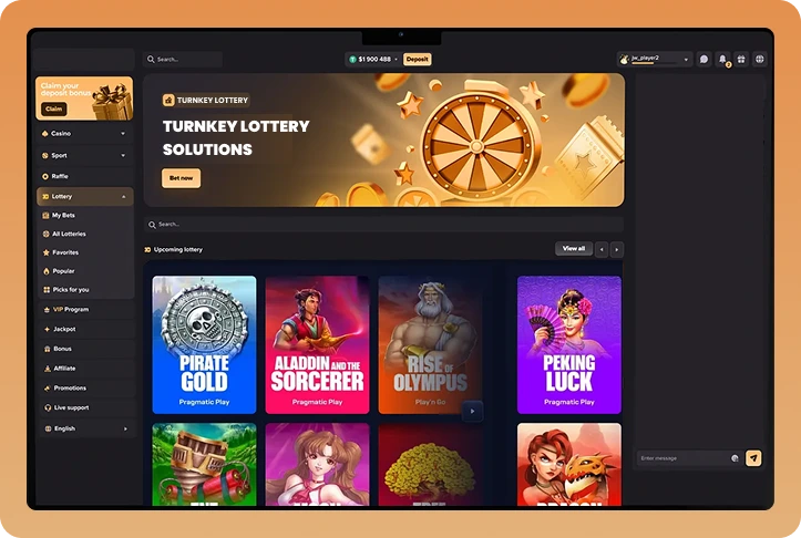 Turnkey Lottery Software