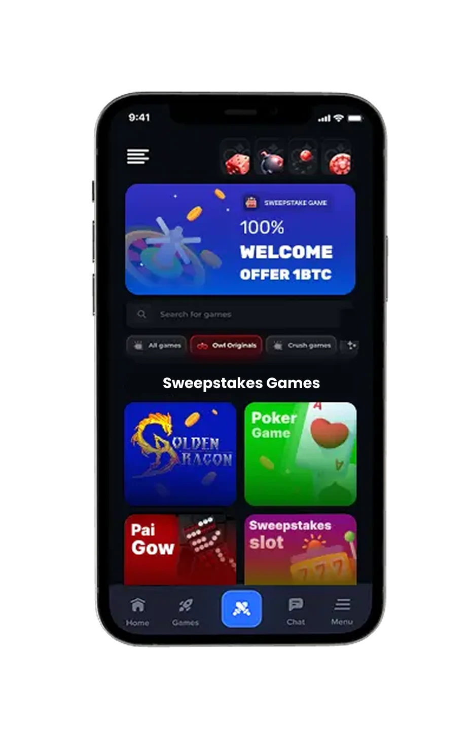 Sweepstakes Games-feature