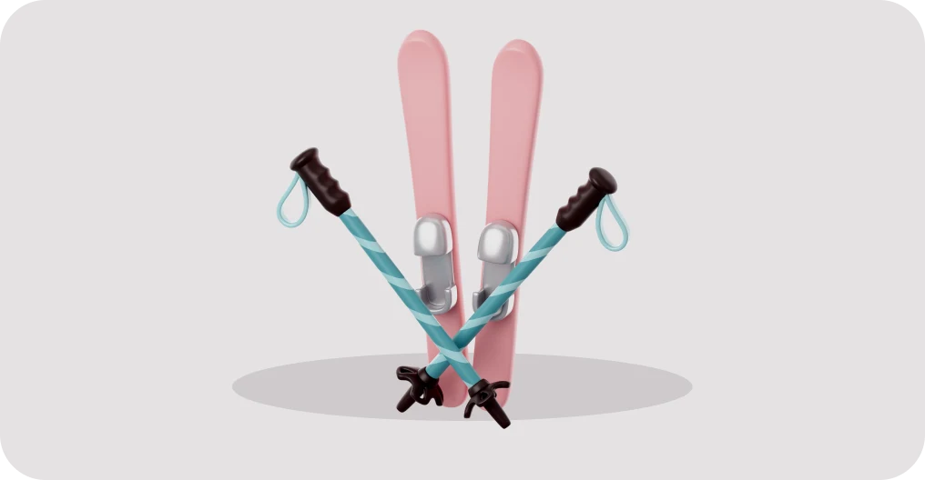 winter sports like sking