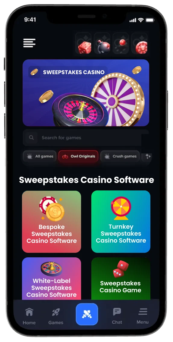 Sweepstakes Casino Software