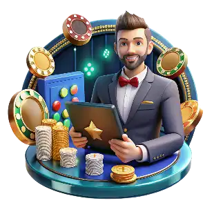 casino game artwork design and animation development