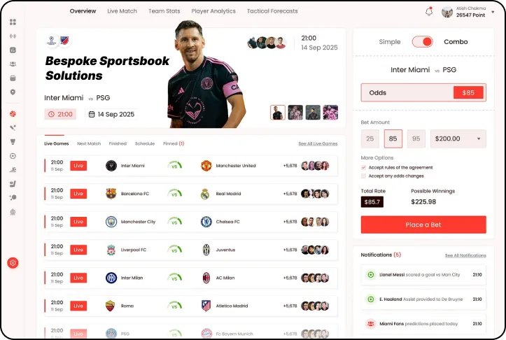 Bespoke Sportsbook Solutions