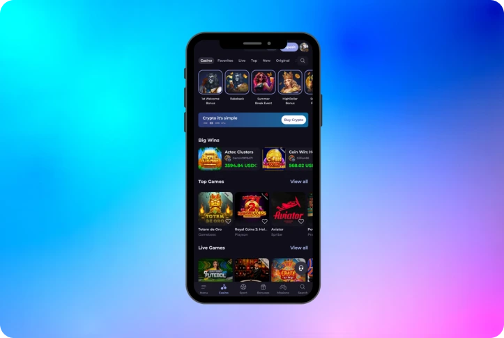 Crypto Casino Mobile App Development
