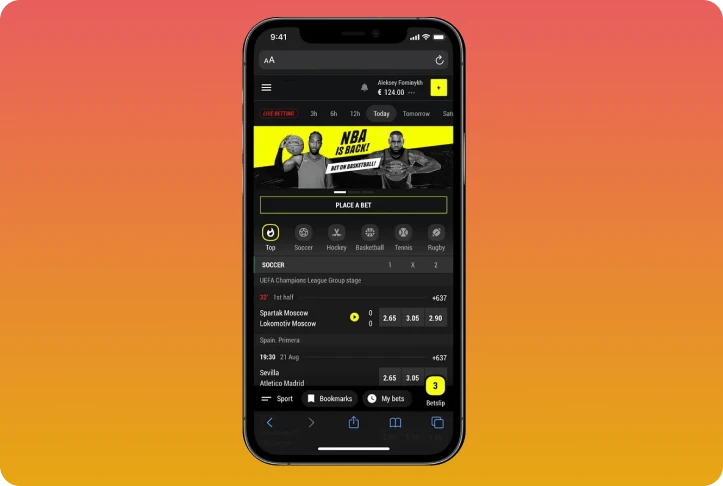 Sports Betting Mobile App