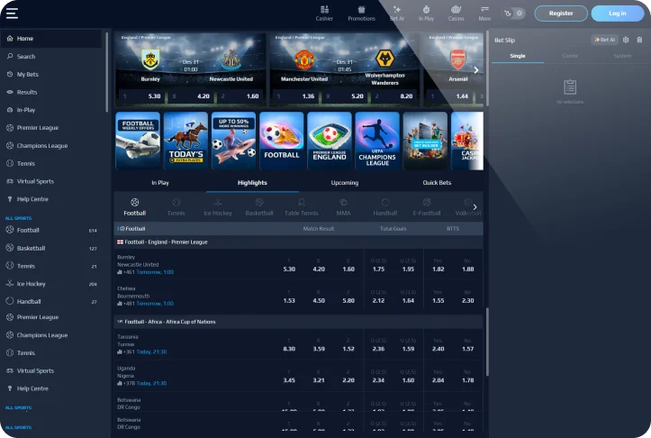 Sports Betting iFrame Integration