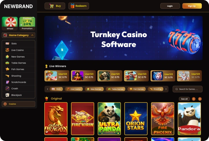 Turnkey Casino Software