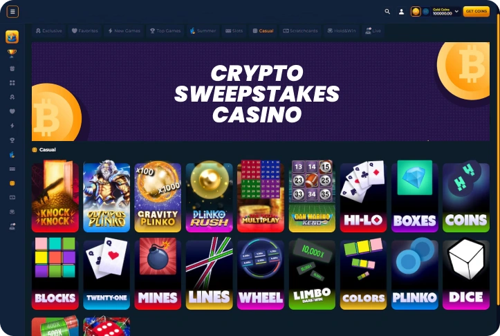Crypto Sweepstakes Casino