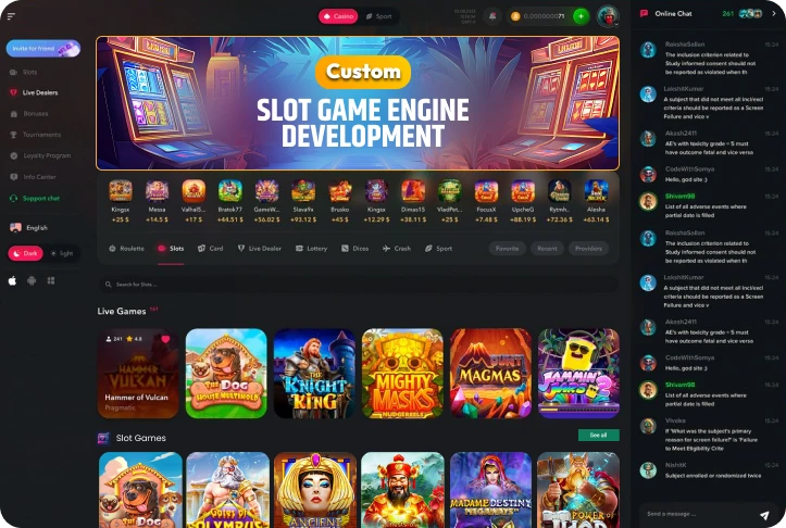 Custom Slot Game Engine Development