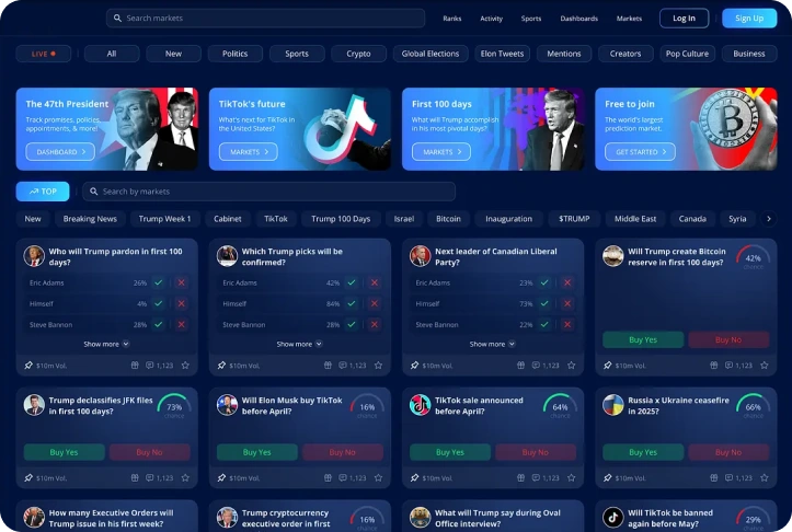 Prediction Market Clone Script Development