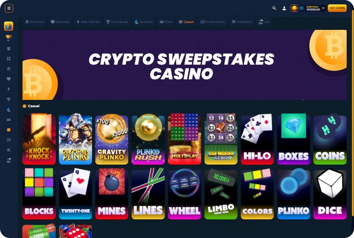 Crypto Sweepstakes Casino