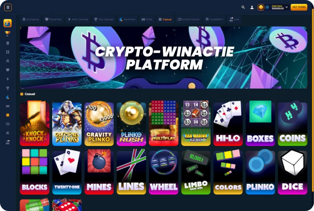 Crypto-winactie platform