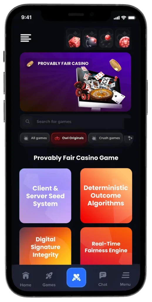 Provably Fair Casino Game Development