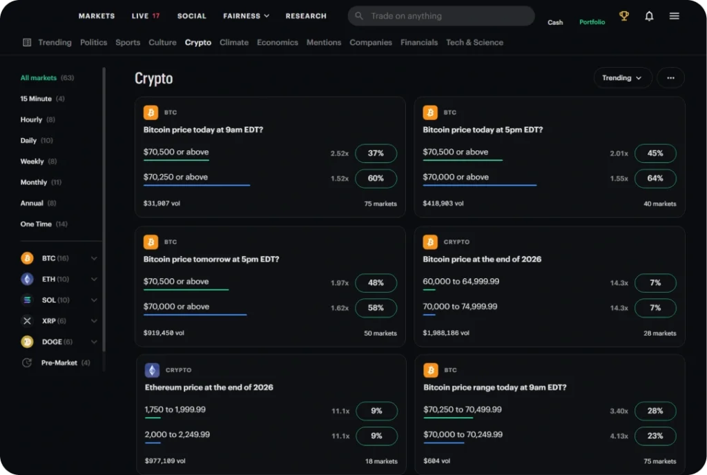 Crypto & Data-Driven Prediction Platforms