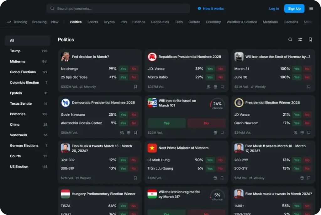 Prediction Market API Integration
